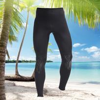 Suaugusiųjų 3 mm neopreno hidrokostiumo kelnės nardymui, snorkelingui, banglenčių sportui Black XL