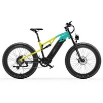LANKELEISI RV800 750W variklis 48V20AH akumuliatorinis E kalnų dviratis 48V 750W 20Ah geltona/žalia