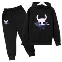 Children Fashion New Popular Hot Game Hollow Knight Kids Hoodies Personality Anime Hoodie Harajuku Sweatshirts Boy Sets 120