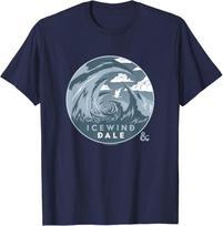 Dungeons and Dragons Icewind Dale Landscape Logo T-Shirt 4XL