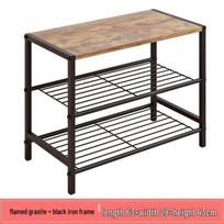 “Wrought Iron Multi-Layer Shoe Rack: Indoor & Outdoor Vertical Shoe Storage Cabinet”