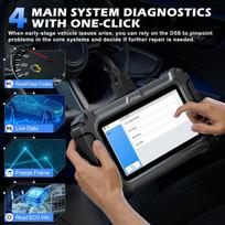 D5 OBD2 skaitytuvas, Automobilio diagnostikos įrankis su 10 nustatymų iš naujo, EPB, Sklendės mokymas iš naujo, ABS nuorinimas, Variklio lemputės skaitytuvas, Nemokamas atnaujinimas United States