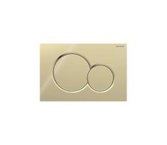 Geberit 115.770.DT.5 - Žalvarinis nuleidimo mygtukas Sigma01 Round 24,6x16,4 cm
