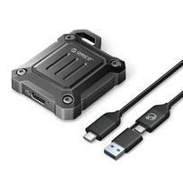 Sustiprinta Taktinė Xam2 M.2 2230 Usb-c Disko Kišenė - Juoda