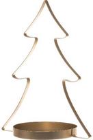 Metalinė dekoracinė eglutė su lėkštute WINTERIA GOLD, 42 cm