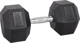Šešiakampis hantelis inSPORTline Hexsteel 30kg