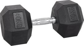 Šešiakampis hantelis inSPORTline Hexsteel 40 kg