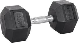 Šešiakampis hantelis inSPORTline Hexsteel 22.5kg