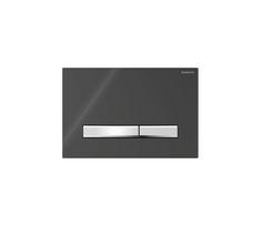 Geberit 115.788.DW.2 - Sigma50 nuleidimo mygtukas 24,6x16,4 cm juoda/matinis chromas
