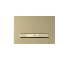 Geberit 115.672.QF.2-Nuleidimo mygtukas Sigma50 24,6x16,4 cm, šlifuoto žalvario apdaila
