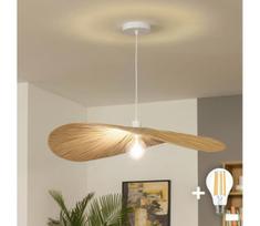 Brilagi - LED pakabinamas šviestuvas ant laido CERIA BOHO 1xE27/40W/230V skersmuo 80 cm rafija