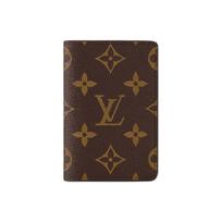 LOUIS VUITTON Kišeninis organizatorius Klasikinis Monogramos dengto audinio Kortelių laikiklis Piniginė Unisex Ruda One Size-Gift Set(Basic Set+Box+Shopping Bag) ruda