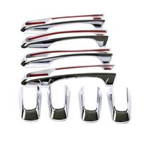 Chromuotos apdailos detalės Jaguar E-PACE XE XF X260 XFL F-Pace Chrome Išorinės Šoninių Durų Rankenėlių Apdailos Juostelės Door Handle Cover