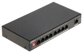 Switch|DAHUA|Type L2|Desktop/pedestal|Rack|1x10Base-T / 100Base-TX / 1000Base-T|PoE ports 8|96 Watts|DH-PFS3009-8ET1GT-96-V2|DH-PFS3009-8ET1GT-96-V2