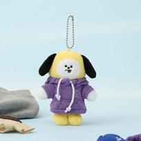 LINE FRIENDS BT21 Petit Closet Pliušinis Raktų pakabukas Oficialus MANG Petit Closet Plush Keyring