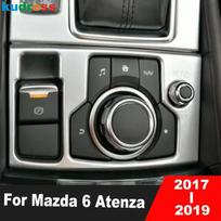 Automobilio centrinės konsolės elektroninio stabdžio jungiklio mygtuko panelės apdailos dangtelis Mazda 6 Atenza 2017 2018 m. Matinės interjero detalės