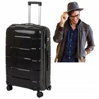 Didelis kelioninis lagaminas Wowbag 6910 L 93L Black