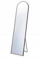 Stovintis veidrodis arka metalinis rėmas bronza didelis 40x150 cm