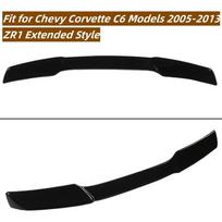 Galinis bagažinės spoileris-sparnas Chevrolet Corvette C6 2005-2013 m. Išplėstinio stiliaus galinis spoileris su blizgančia juoda apdaila Gerina A United States