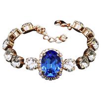 Apyrankė moterims DiamondSky „Sofia II (Sapphire)“ su Swarovski kristalais