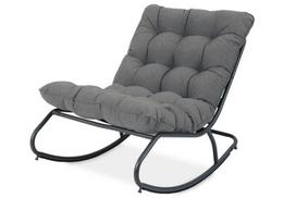 Supamasis lauko krėslas AGAVA, Dark Grey