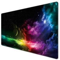 Didelė žaidimų pelės kilimėlio XL kosminio dangaus motyvuota padas 90×40 cm