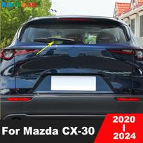 Skirta Mazda CX30 CX-30 - 2024 Chromuota galinio lango valytuvo dangtelio apdaila Uodegos priekinio stiklo svirties mentės uždengimas Automobilio priedai