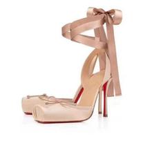 Juodos Dėmės Raišteliais Baleto Batai Mergaitei Rožiniai Kvadratiniu Pirštu Kaspinas Stiletto Kulnas Kulkšnies Dirželis Slingback Elegantiški Vasariniai Seksualūs Aukštakulniai 35 rožinė