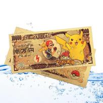Pokemon auksinis kolekcinis banknotas