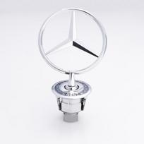 1 vnt. 44 mm automobilio variklio dangčio emblema Priekinio gaubto priedai Mercedes Benz AMG W204 W205 W203 W211 W212 W213 W201 W210 W124