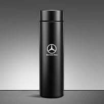 500ml Išmanusis termosas Filtras Kavos Gėrimo Kolba Temperatūros Ekranas Mercedes Benz AMG W124 W202 W203 W204 W210 W211 W212 juoda