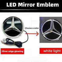 Automobilio priekinės grotelių žvaigždės emblema LED apšviečiamas logotipas Baltas Mėlynas Raudonas šviesos Mercedes Benz W253 W204 W205 W213 glc gle w166 w176 A-W176 2013-2018
