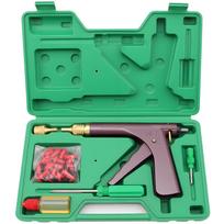 Auto Bike tubeless Tire Repair Puncture Plug Garage motorcycle Vacuum Tire Repair Gun Car Tire Block Air Leaking kit žalia