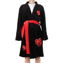 Anime Naruto Cosplay Kostiumas Akatsuki Uchiha Itachi Cosplay Chalatas Vilnos šiltas naktinis chalatas Žiemos miegui skirta suknelė M juoda