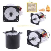 220V Automatinis inkubatorius Kiaušinių perykla Variklis Reversinis reduktorinis variklis 2,5 aps./min. Top pardavimas Silver