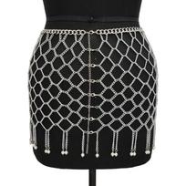 Women's Body Chain Skirt Belly Jewelry Body Chains for Women Sparkling Waist Jewelry Perfect for Festivals and Raves