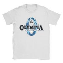 Olympia Joe Weider Marškinėliai Paplūdimys Mados Marškinėliai Vyriški Medvilniniai Apvalia Kaklo Iškirpte 4XL 5XL 6XL Marškinėliai Trumpomis Rankovėmis Y2K Pagrindinis Marškinėlis S