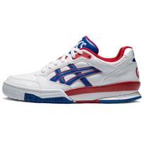Asics Gel-Spotlyte Low Og Sintetinės odos žemi Retro krepšinio batai Unisex sportbačiai Balti Mėlyni 1203A232-100 37