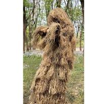 Outdoor Ghillie Suit Concealment Costume for Halloween & COS Performance Large geltona