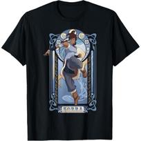 The Legend Of Korra Elements Korra Art Nouveau Poster T-Shirt S įvairiaspalvis