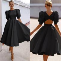 Elegantiškos Suknelės Moteriški Drabužiai Vasarinė Seksuali Suknelė Vakarėliui Vestuvinė Madinga Moteriška Suknelė Femme Vestido L juoda