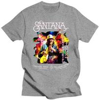 Carlos Santana „Transmogrify Usa Tour“ vyriški marškinėliai su S dydžiu, vyriški drabužiai su harajuku medvilniniais marškinėliais su grafika, dideli marškinėliai S