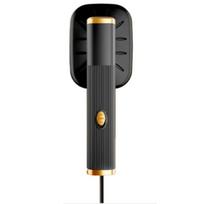 Nešiojamas kelioninis arba namų garintuvas Mini garų lygintuvas su 180° pasukama rankena, tinkamas baltiems audiniams ir drabužiams black,1pc