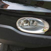 Car Front Fog Light Lamp Ring Trim For Honda CRV CR-V 2010 2011 Auto Styling Molding Exterior Parts Accessories ABS 2Pcs/set