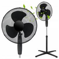 Laisvai pastatomas ventiliatorius Gockowiak Koud, 45 W, 40 cm, 3 greičiai, su osciliacija, juodas