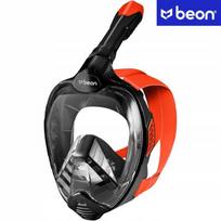 Beon Pro G4 pilno veido nardymo kaukė suaugusiems, L/XL, juoda/oranžinė