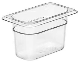 Konteineris Camwear GN 1/9 iš polikarbonato, Cambro, GN 1/9, 0,85L, Permatomas, 108x176x(H)100mm