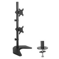 Techly ICA-LCD 2520V monitor mount / stand, 68.6 cm (27 inch), Black Desk Mount