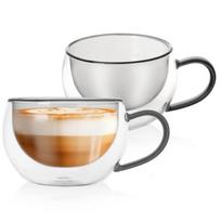 Dvigubų sienelių termo stiklinės kavai ir arbatai Orion Double 300 ml 2 vnt.