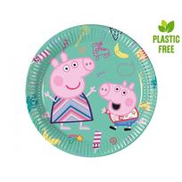 Lėkštutės su Kiaulyte Peppa Pig, 20 cm (8 vnt.)